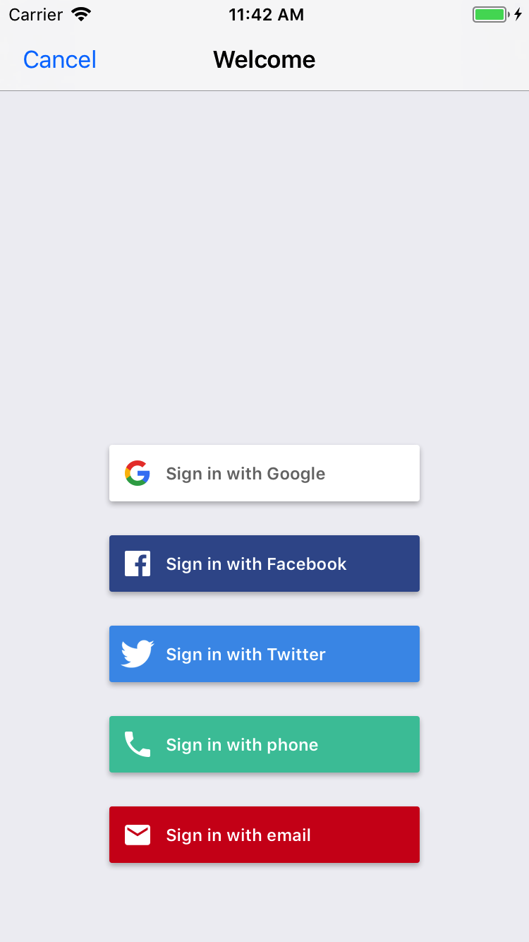 Firebase UI